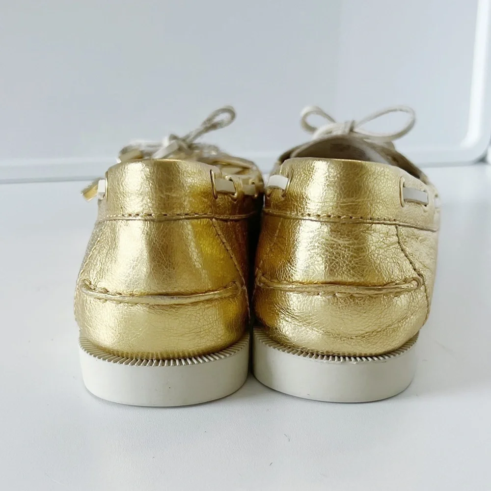 Michael Kors Blair Loafer Gold SZ 7.5 New